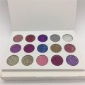 Maquillage 15 couleurs paillettes de fard à paupières en poudre de fard à paupières cosmétiques